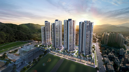 롯데건설 '의정부 롯데캐슬 나리벡시티' 조감도. <롯데건설 제공>